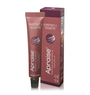 Farba do brwi i rzęs Apraise Vegan & PPD Free Chestnut #4, 20 ml