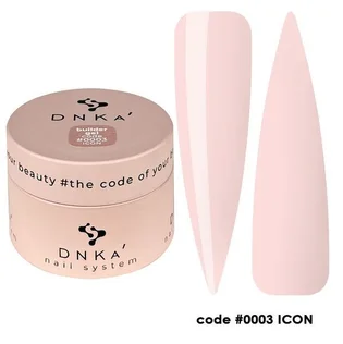 Гель для нарощування нігтів DNKa' Builder Gel #0003 Icon, 30 мл