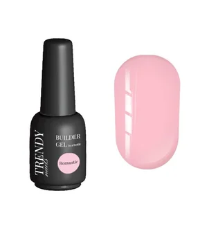 Żel do przedłużania Trendy Nails, Romantic, HEMA/TPO free, 15 ml
