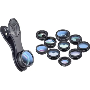 Набір лінз для телефону Apexel 10-in-1 Phone Lens Kit APL-DG10 у чохлі