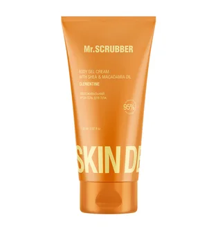 Moisturizing Body Cream-Gel Mr.Scrubber Skin Delights, Clementine, 150 ml