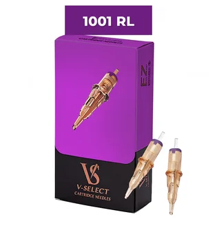 Набір картриджів для татуажу V-Select PMU 1001RL (0,30мм), 20 шт