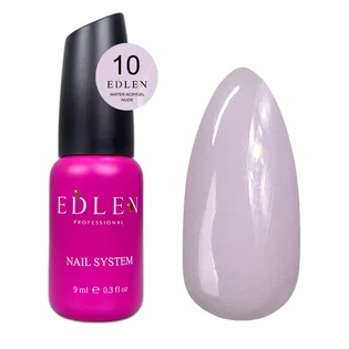 Акрил-гель для нігтів Edlen Water Acrygel Nude #10, 9 мл