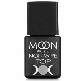 Топ Moon Full для гель-лаку Top Non-Wipe без липкого шару, в баночці, 8 мл