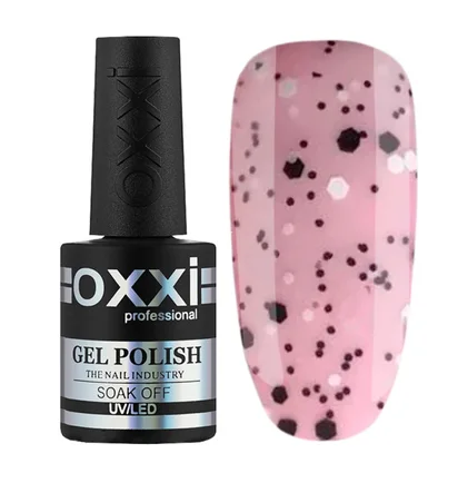 Матовий топ з чорною крихтою Oxxi Professional Twist Matte Top #2, 10 мл