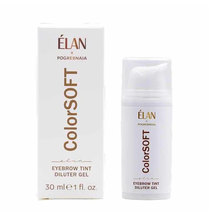 Żel-rozpuszczalnik do farby do brwi Elan ColorSoft, 30 ml
