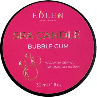 Massage candle Edlen Spa Candle, Bubble Gum, 30 ml
