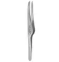 Angled Brow Tweezers Vilmy SW, silver