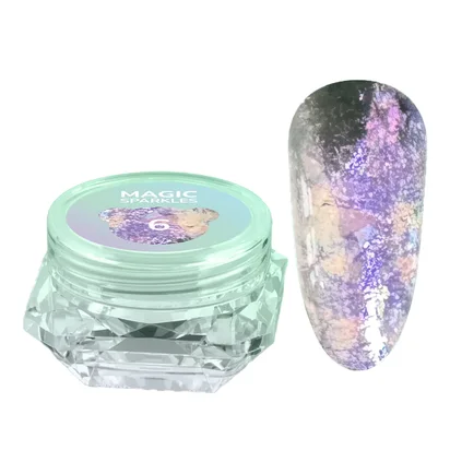 Suchy brokat YouAreCute do zdobienia paznokci Magic Sparkles, #6, 0,2g