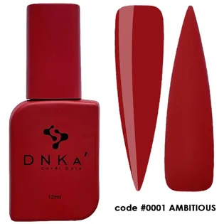 Камуфлююча база для нігтів DNKa' Cover Rubber Base French #0001 Ambitious, 12 мл