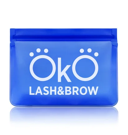 Косметичка OKO Lash&Brow, блакитна