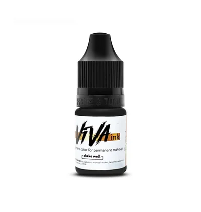 Pigment do makijażu permanentnego oczu Viva, Black #1, 6 ml