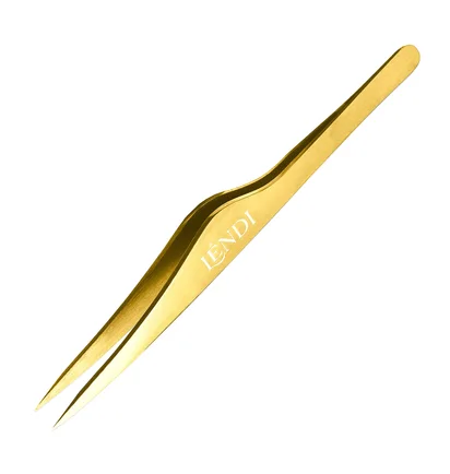 Punktowa pęseta do brwi Lendi Golden, Spark Point