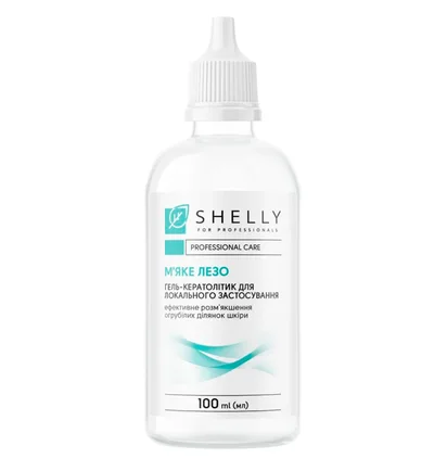 Гель-кератолітик для локального застосування Shelly Soft Blade, 100 мл