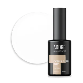 Топ для нігтів без липкого шару Adore Professional Concealer Top №01, 8 мл