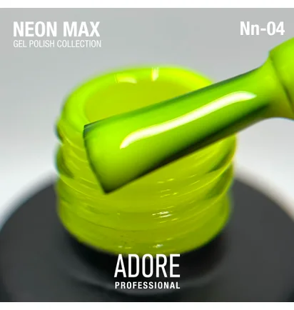 Неоновий гель-лак для нігтів Adore Professional Neon Max Nn-04 Fluo, 8 мл