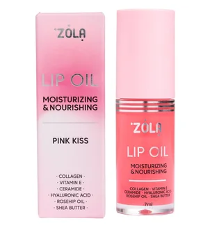 Масло для губ ZOLA, Pink Kiss, 7 мл