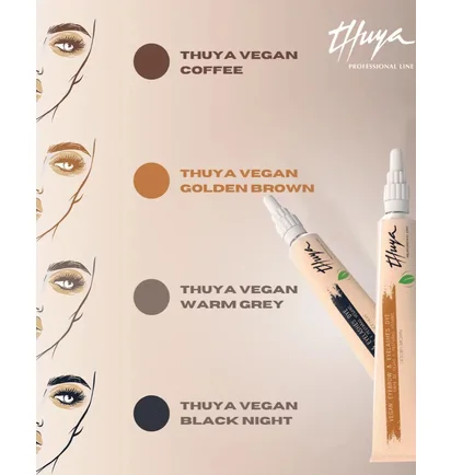 Фарба для брів та вій Thuya Vegan, Coffee, 14 мл