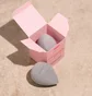 Еко-спонж для макіяжу Unico Eco Sponge Soft, з кокосовою пудрою, сірий