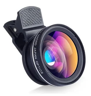 Лінза для телефону 2-в-1 Phone Lens 0.45× ширококутна + макро