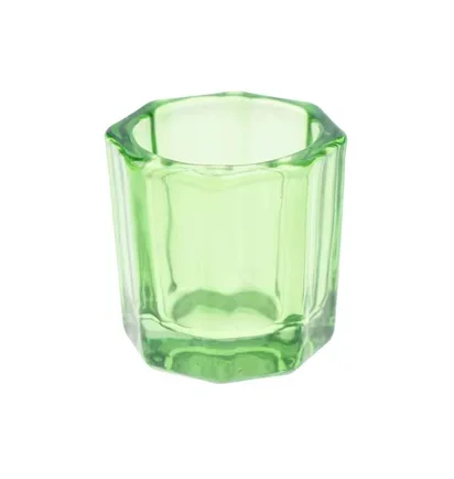 Glass Mixing Cup, green