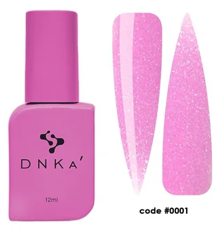 Акрил-гель для нігтів DNKa' Liquid Acrygel #0001 Bubble Gum, 12 мл