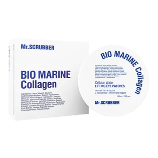 Ліфтинг-патчі під очі Mr.Scrubber Bio Marine Collagen, з колагеном та клітинною водою