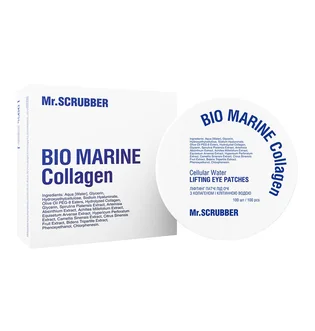 Ліфтинг-патчі під очі Mr.Scrubber Bio Marine Collagen, з колагеном та клітинною водою