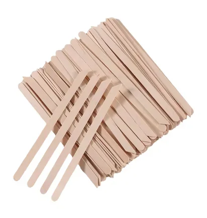Wooden Waxing Spatula, with pointed tip