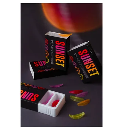 Набір валиків для ламінування вій Vilmy x Serpeninova, Sunset, 4 пари