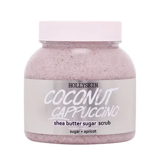 Body scrub HollySkin Coconut Cappuccino, 300 ml