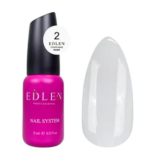 Camouflage nail base Edlen Nude #02, 9 ml