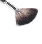 Віяловий пензель CTR W0134, ворс єнота, чорний