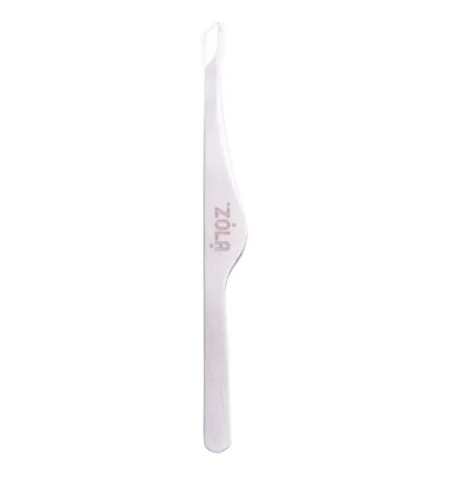 Skośna pęseta do brwi ZOLA, Silver