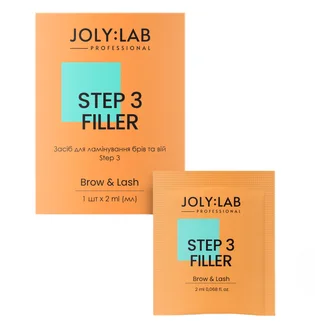 Засіб для ламінування брів та вій JolyLab, Step 3, 2 мл