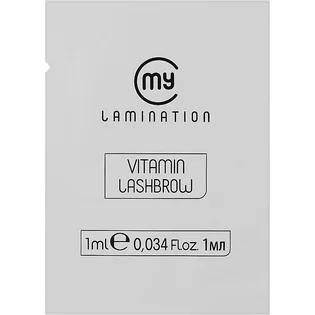 Вітамінний засіб для ламінування My Lamination Vitamin Lashbotox, в саше 1 мл
