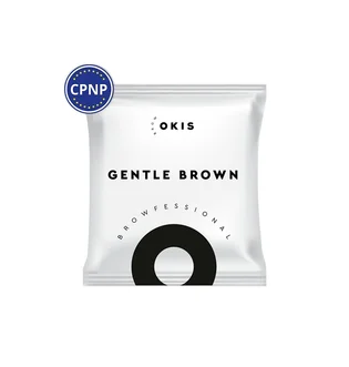 Фарба для брів Okis, в саше, без окислювача, Gentle Brown, 5 мл