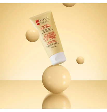 Toning Foot Balm Shelly, with macadamia oil, horse chestnut and witch hazel extracts, 100 ml