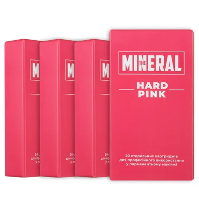 Набір картриджів для татуажу The Mineral 30/01 RLLT Hard Pink, 20 шт