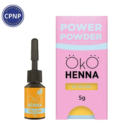 Хна для бровей OKO Lash&Brow Power Powder, #05 Yellow, 5 г