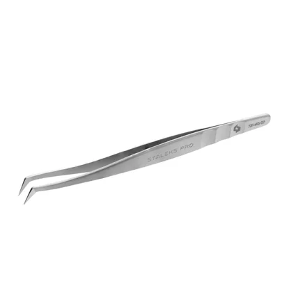 Пинцет для ресниц Staleks Expert 40 Type 12, сапожок, 65°