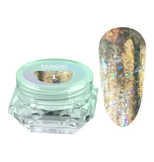 Suchy brokat YouAreCute do zdobienia paznokci Magic Sparkles, #1, 0,2g