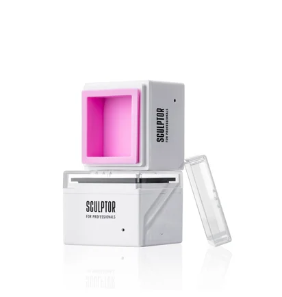Воскоплав Sculptor Mini Wax Warmer, білий, з рожевою силіконовою чашею