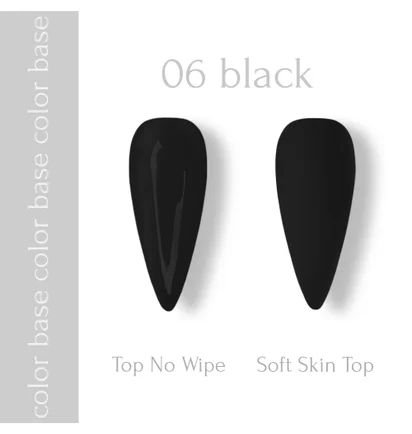 Кольорова база для нігтів Adore Professional Color Base №07 Black, 8 мл