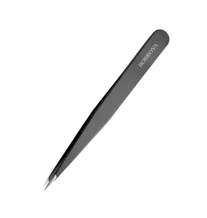 Точковий пінцет для брів Bobrova Brows, чорний