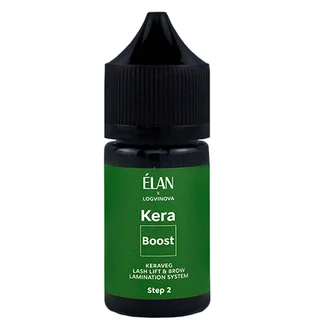 Preparat do laminacji brwi i rzęs ELAN x Logvinova Kera Boost Step 2, 30 ml