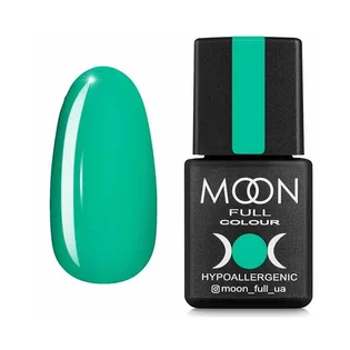 Гель-лак Moon Full Summer #634, светло-изумрудный, 8 мл
