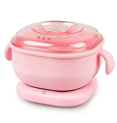 Wax Heater with base, pink, 100 W, 400 ml