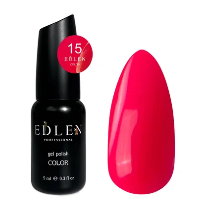 Гель-лак для нігтів Edlen Color #015, 9 мл