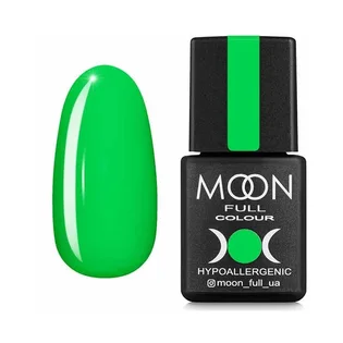 Гель-лак Moon Full Summer #633, ярко-зеленый, 8 мл